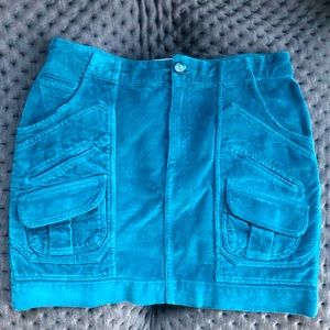 Balenciaga velvet skirt